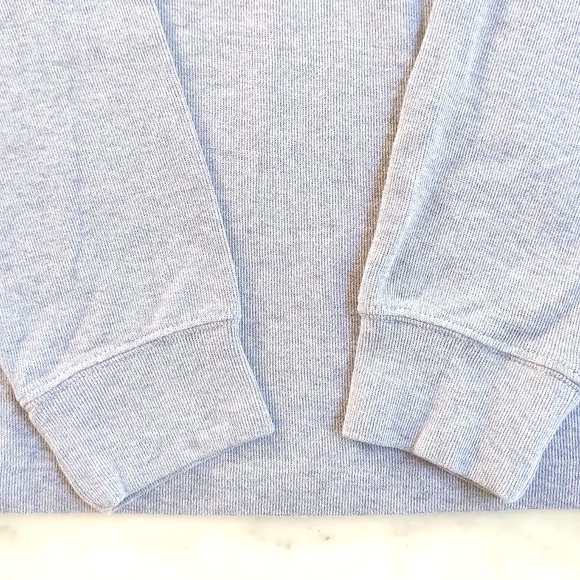 NWOT. Polo Ralph Lauren Men Estate Rib Sweater w/color embroidered Logo & 3/4Zip - Picture 4 of 6